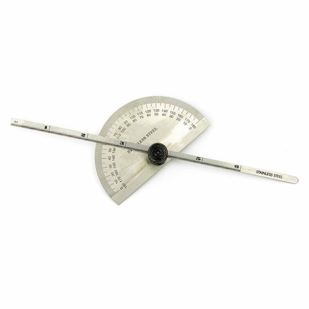 Big Horn Round Head Protractor Cum Depth Gauge 19210